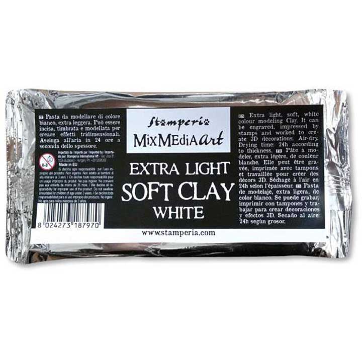 Stamperia Soft Clay GR160 White