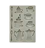 Stamperia Silicon Mould A5 Coffee And Chocolate Cups