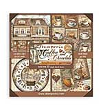 Stamperia Scrapbooking Pad 22 sheets cm 30.5 x 30.5 (12x12) Single Face Coffee And Chocolate