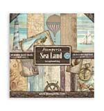 Stamperia Sea Land 8x8 Inch Paper Pack (SBBS101)
