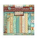 Stamperia The Nutcracker 8x8 Inch Paper Pack Backgrounds Selection