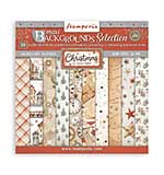 SO: Stamperia Gear up for Christmas 8x8 Inch Paper Pack Maxi Backgrounds Selection