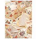 SO: Stamperia Gear up for Christmas A4 Rice Paper Post Cards (6pcs)