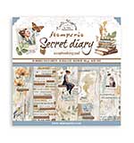 Stamperia Create Happiness Secret Diary 8x8 Inch Paper Pack