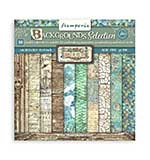 Stamperia Songs of the Sea Backgrounds 8x8 Inch Paper Pack