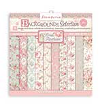 Stamperia Rose Parfum Backgrounds 8x8 Inch Paper Pack