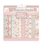 Stamperia Rose Parfum Maxi Background 12x12 Inch Paper Pack