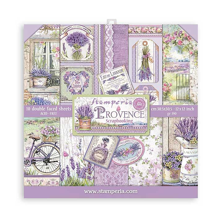 Stamperia Provence 12x12 Inch Paper Pack