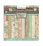 Stamperia Brocante Antiques Maxi Background 12x12 Inch Paper Pack