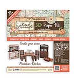 Stamperia 3D Paper Kit 12x12 Inch Casa Granada