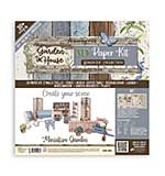 Stamperia 3D Paper Kit 12x12 Inch Romantic Garden House