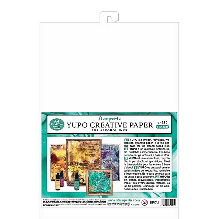 Stamperia Yupo Creative A4 Paper Pack (5pcs)