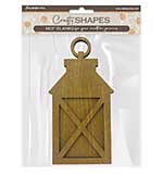 Stamperia MDF Crafty Shapes Blanks Golden Harmony Lantern