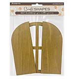 Stamperia MDF Crafty Shapes Blanks Golden Harmony Window