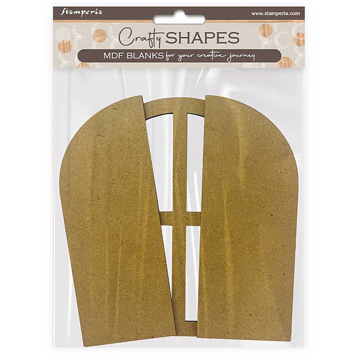 Stamperia MDF Crafty Shapes Blanks Golden Harmony Window