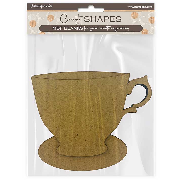 SO: Stamperia MDF Crafty Shapes Blanks Golden Harmony Cup