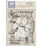 Stamperia Create Happiness Dewdrops Clear Stamps Nest Bird