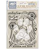 Stamperia Create Happiness Dewdrops Clear Stamps Blossoms