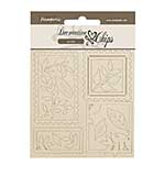 Stamperia Create Happiness Dewdrops Decorative Chips Stamps