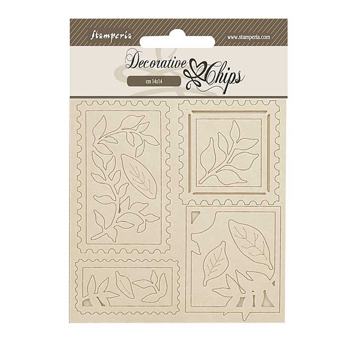 Stamperia Create Happiness Dewdrops Decorative Chips Stamps