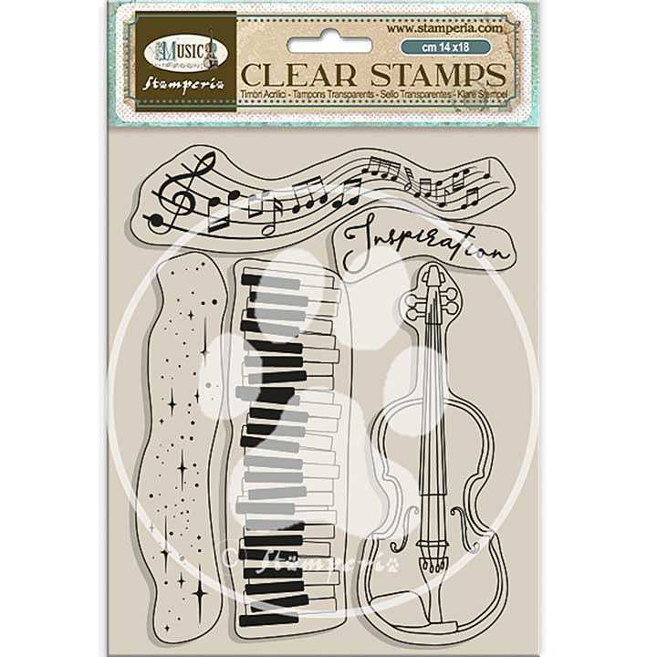 Stamperia Music Clear Stamps Violin