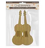 Stamperia MDF Crafty Shapes Blanks Music Violin