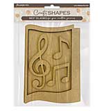 Stamperia MDF Crafty Shapes Blanks Music Notes