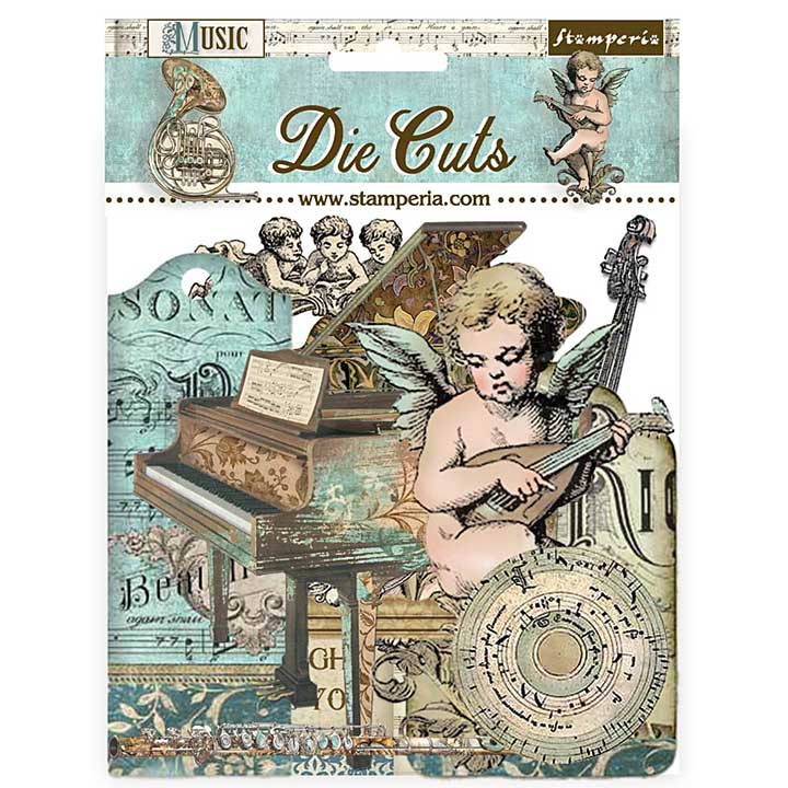 Stamperia Music Die Cuts (46pcs)