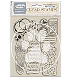 Stamperia Create Happiness Dewdrops Clear Stamps Mixed Backgrounds