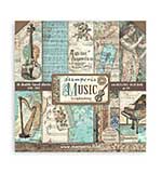 Stamperia Music 8x8 Inch Paper Pack