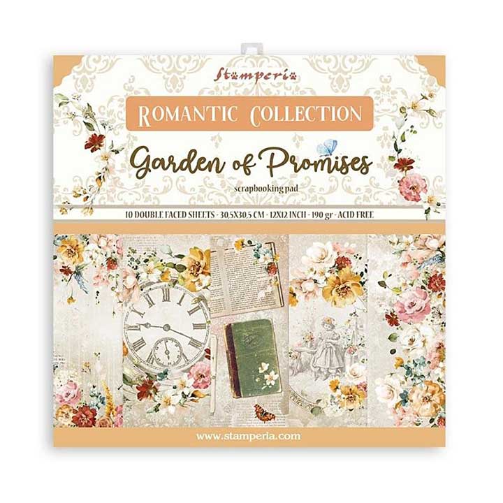 Stamperia Garden of Promises 12x12 Inch Paper Pack