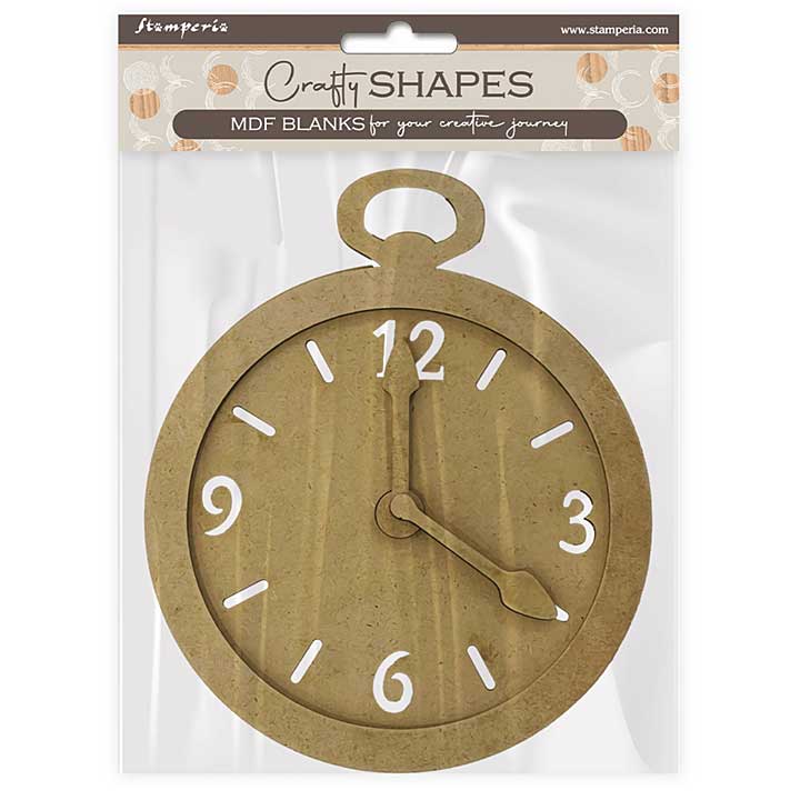 Stamperia MDF Crafty Shapes Blanks Master of Magic Clock (KLSM38)