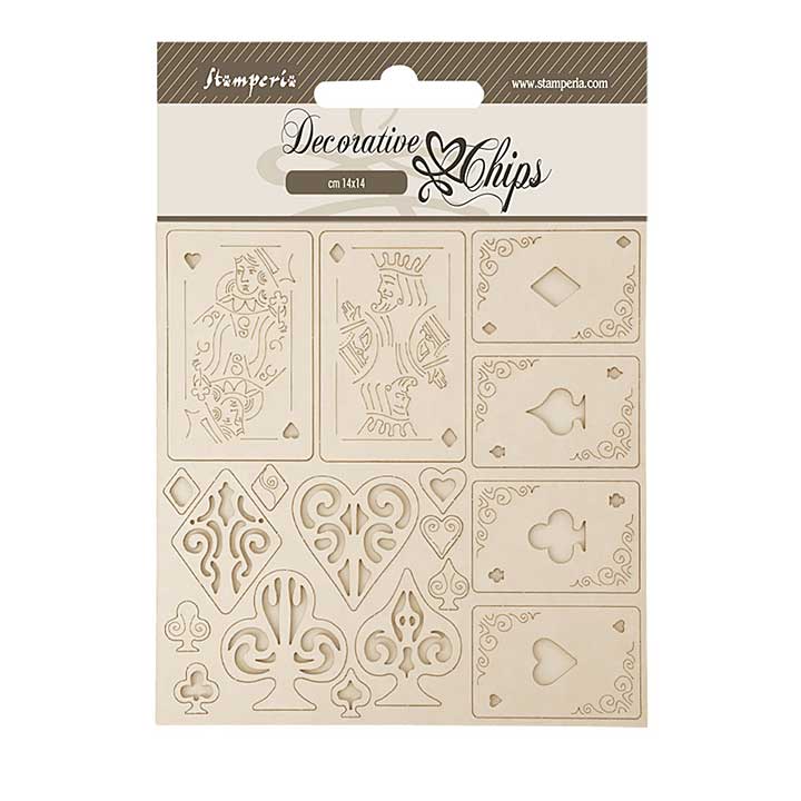 Stamperia Master of Magic Decorative Chips Playing Cards (SCB253)