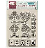 SO: Stamperia Master of Magic Clear Stamps Playing Cards (WTK213)