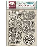 SO: Stamperia Master of Magic Clear Stamps Border and Circles (WTK212)