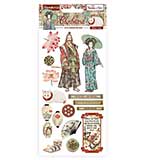 Stamperia Chipboard 15x30cm Sir Vagabond in Japan