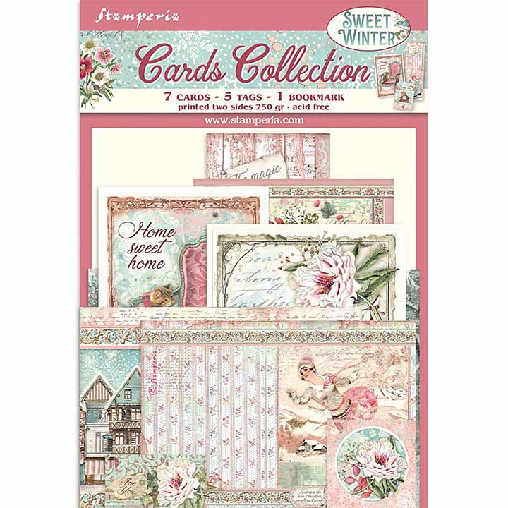 Stamperia Cards Collection Sweet Winter