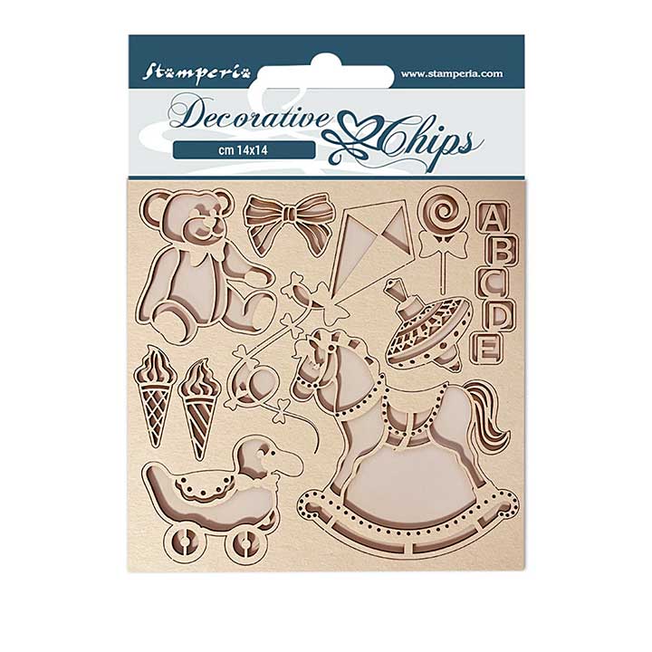 Stamperia Decorative Chips Daydream Kite