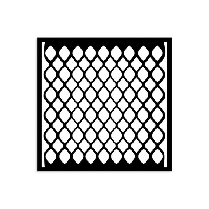 Stamperia Timeless Thick Stencil 12x12cm Net Texture