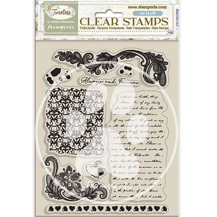 Stamperia Timeless Clear Stamps Backgrounds