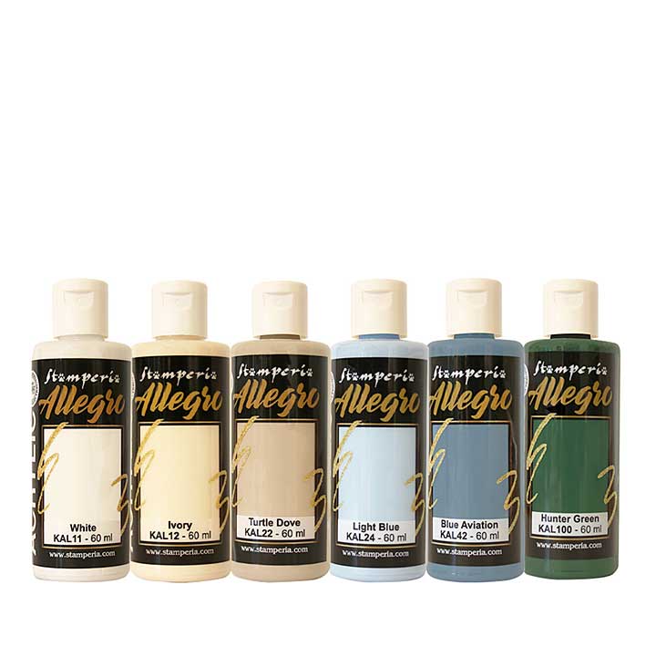 Stamperia Timeless Allegro Paint Kit (6pcs)