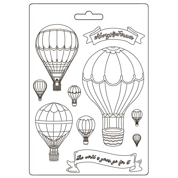 Stamperia Timeless A5 Soft Mould Balloons