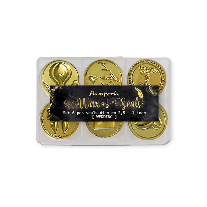 Stamperia Wedding Wax And Seals (6 seals)