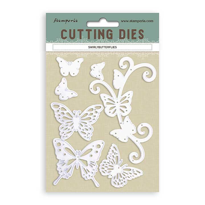 Stamperia Swirly Butterflies A6 Cutting Dies