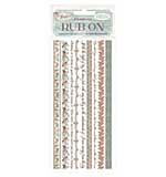 Stamperia Venice City of Art Rub-On 4x8,5 Inch Stripes