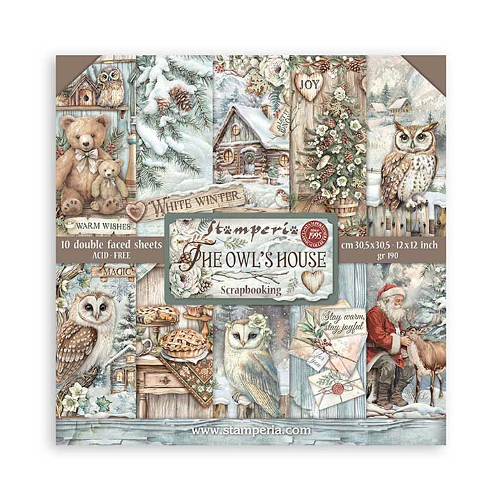 Stamperia The Owls House 12x12 Inch Paper Pack