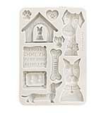 Stamperia Furry Friends A5 Silicon Mould I Love My Dog