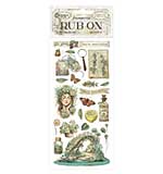 SO: Stamperia Herbarium Silvae Rub-On 8,33x2,36 Inch Bridge