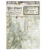 Stamperia Herbarium Silvae A6 Rice Paper Backgrounds (8pcs)