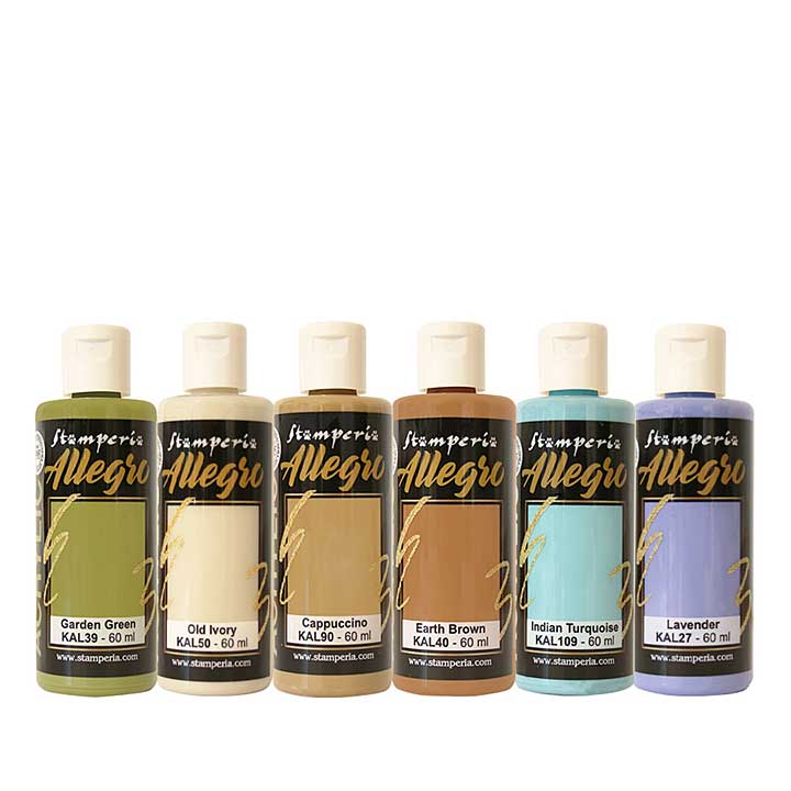 SO: Stamperia Herbarium Silvae Allegro Paint Kit (6pcs)
